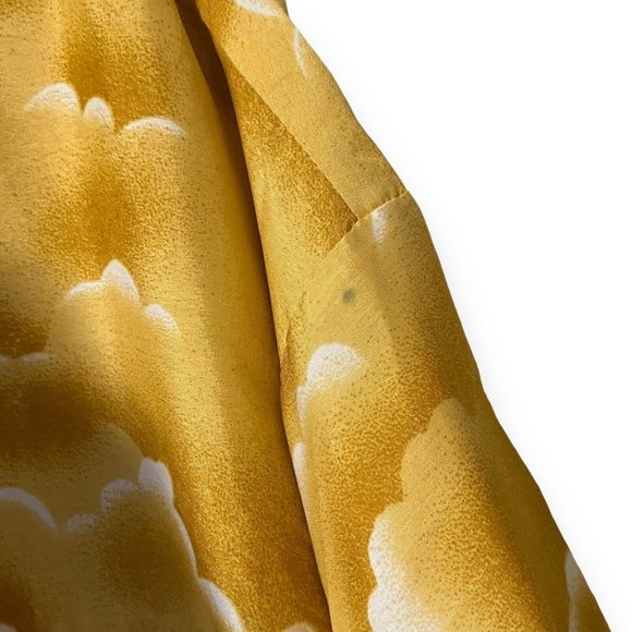 Vintage Creations Hawaiian Shirt Mens XXL Yellow Palm Tree Lightweight Polyester - Picture 7 of 9